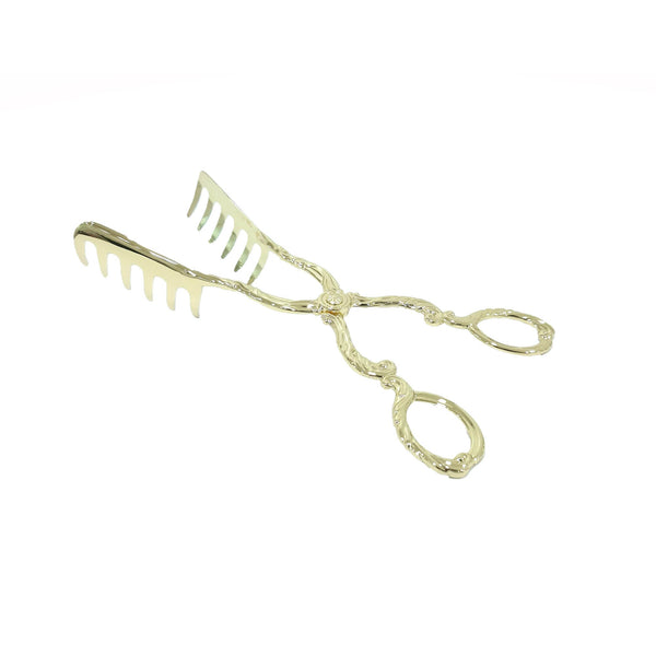 REGENT GOLD PLATED STAINLESS STEEL SPAGHETTI TONG 22 CM, GOLD COLOR