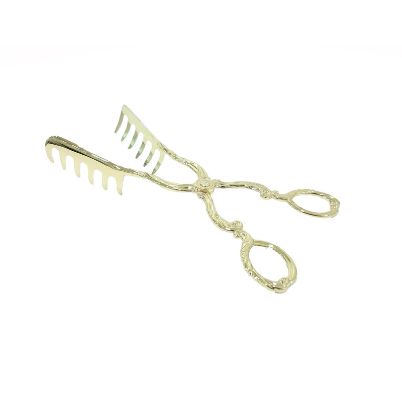 REGENT GOLD PLATED STAINLESS STEEL SPAGHETTI TONG 22 CM, GOLD COLOR