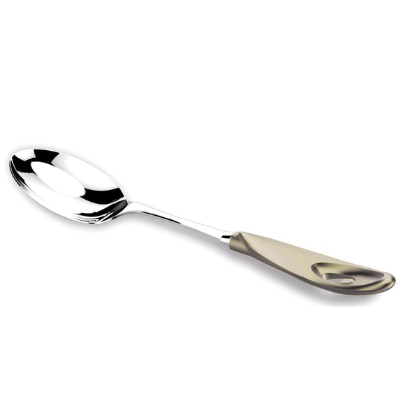 REGENT O2 STAINLESS STEEL SALAD SPOON, SILVER COLOR