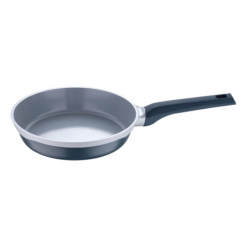 MASTERPRO GASTRO 2 PIECE CAST ALUMINUM NON-STICK FRYPAN SET 24 CM + 28 CM WITH INDUCTION BOTTOM, GREY COLOR