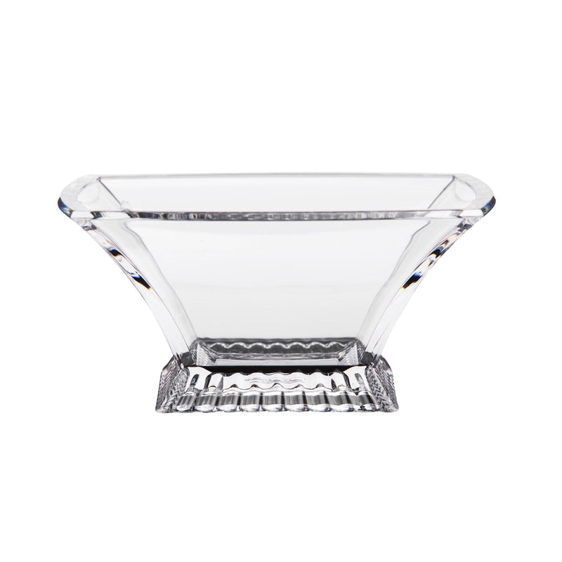 AZAD ACRYLIC RECTANGLE LARGE CANDY BOWL WITH LID 34 CL, CLEAR