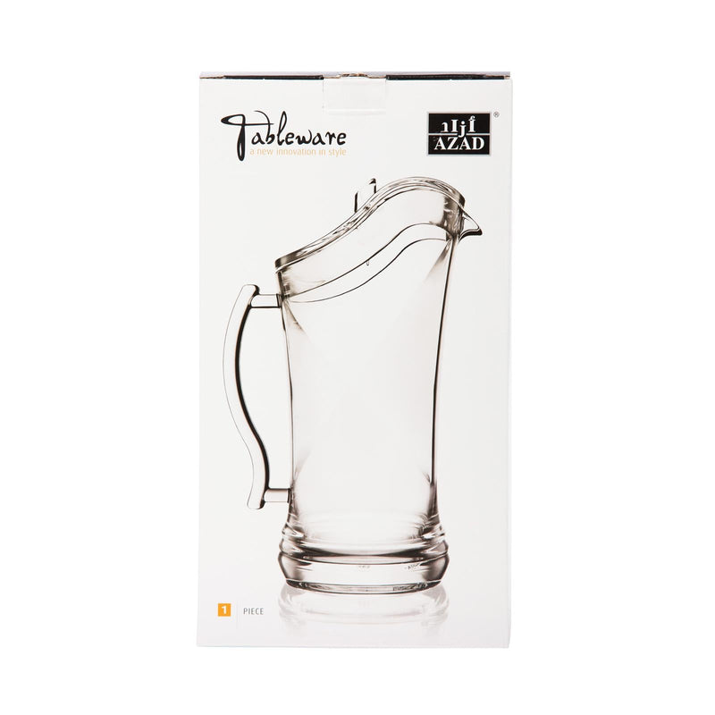 AZAD COBRA ACRYLIC WATER JUG 1.5 LITER, CLEAR