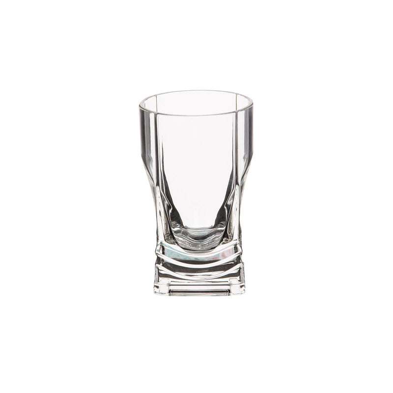 AZAD 6 PIECE ACRYLIC O/F TUMBLER SET 23 CL, CLEAR