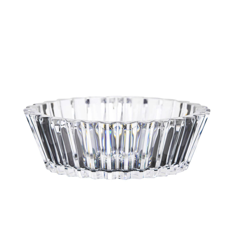 AZAD SUN SHAPE ACRYLIC MEDIUM CANDY BOWL WITH LID, CLEAR