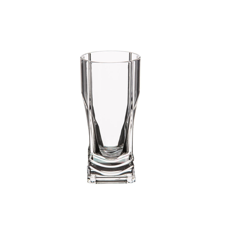 AZAD 6 PIECE ACRYLIC H-B TUMBLER SET 25 CL, CLEAR