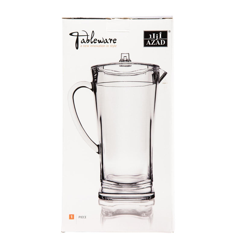 AZAD ACRYLIC WATER JUG 1.5 LITER, CLEAR