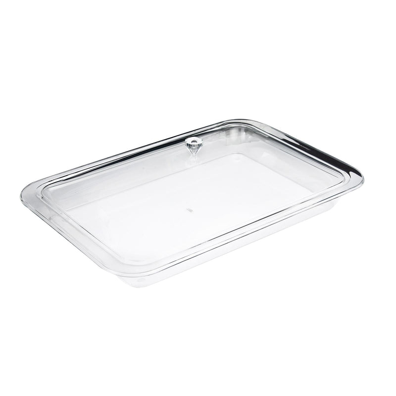 AZAD ACRYLIC LARGE RECTANGLE CHEESE DOME, CLEAR