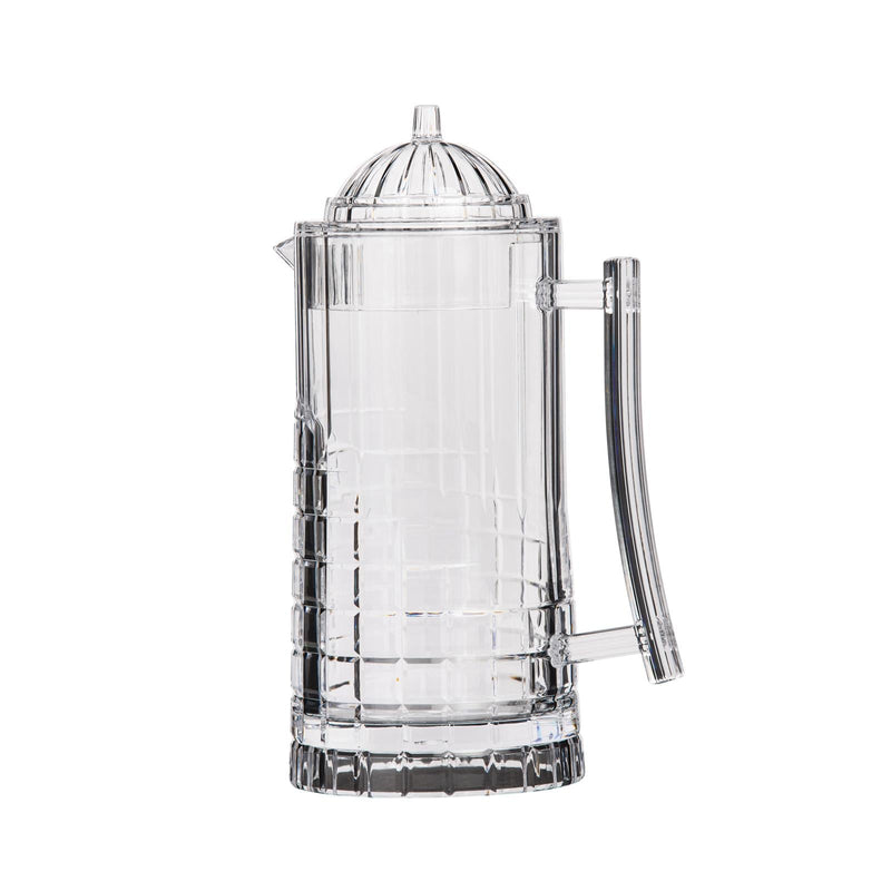 AZAD BRICK ACRYLIC WATER JUG 1.25 LITER, CLEAR