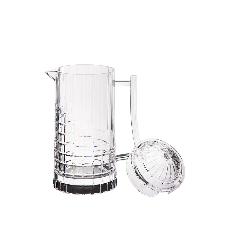 AZAD BRICK ACRYLIC WATER JUG 1.25 LITER, CLEAR