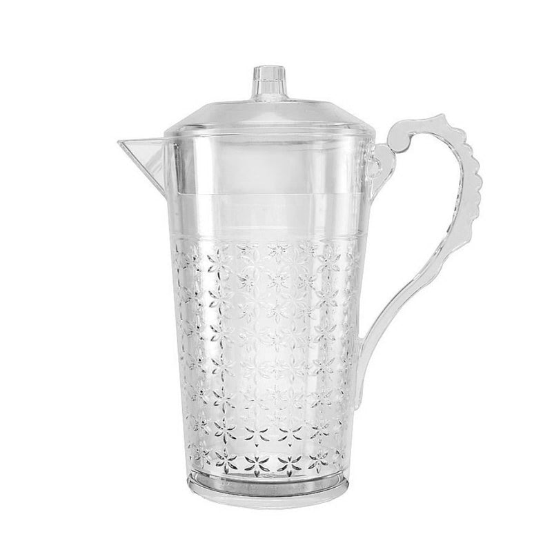 LANDAWARE CROCUS PLASTIC WATER JUG 1.5 LITER, CLEAR