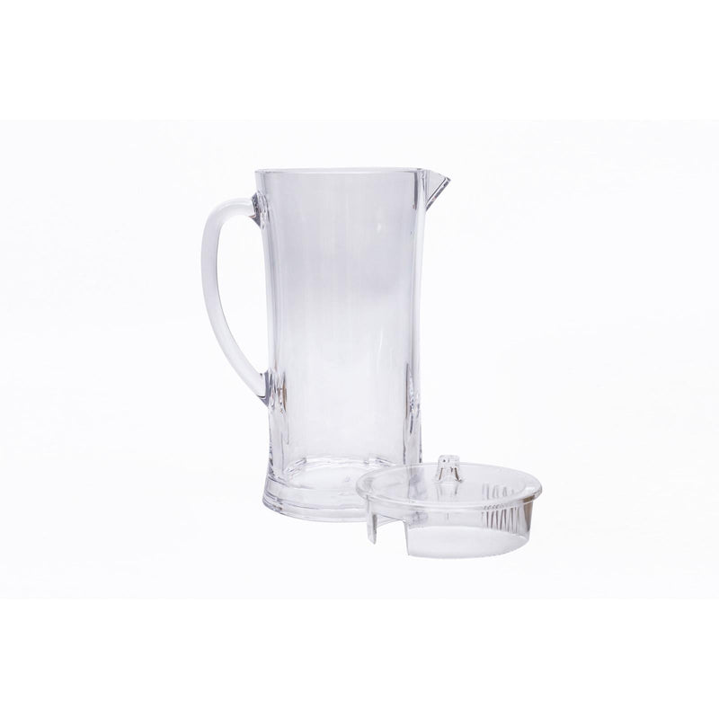 AZAD OVAL ACRYLIC WATER JUG 1.5 LITER, CLEAR