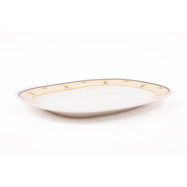 ROYAL MELAMINE DIANA MELAMINE OVAL PLATTER 36 CM, BEIGE COLOR