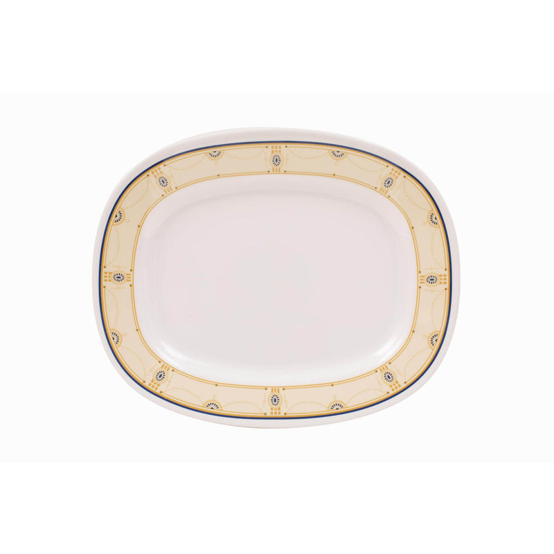 ROYAL MELAMINE DIANA MELAMINE OVAL PLATTER 36 CM, BEIGE COLOR