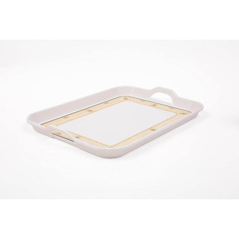 ROYAL MELAMINE DIANA MELAMINE SMALL TRAY 38CM, BEIGE COLOR