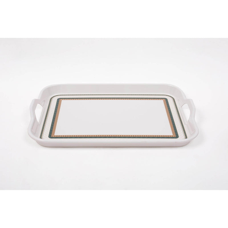 ROYAL MELAMINE AVENA MELAMINE MEDIUM TRAY 45 CM, GREEN COLOR