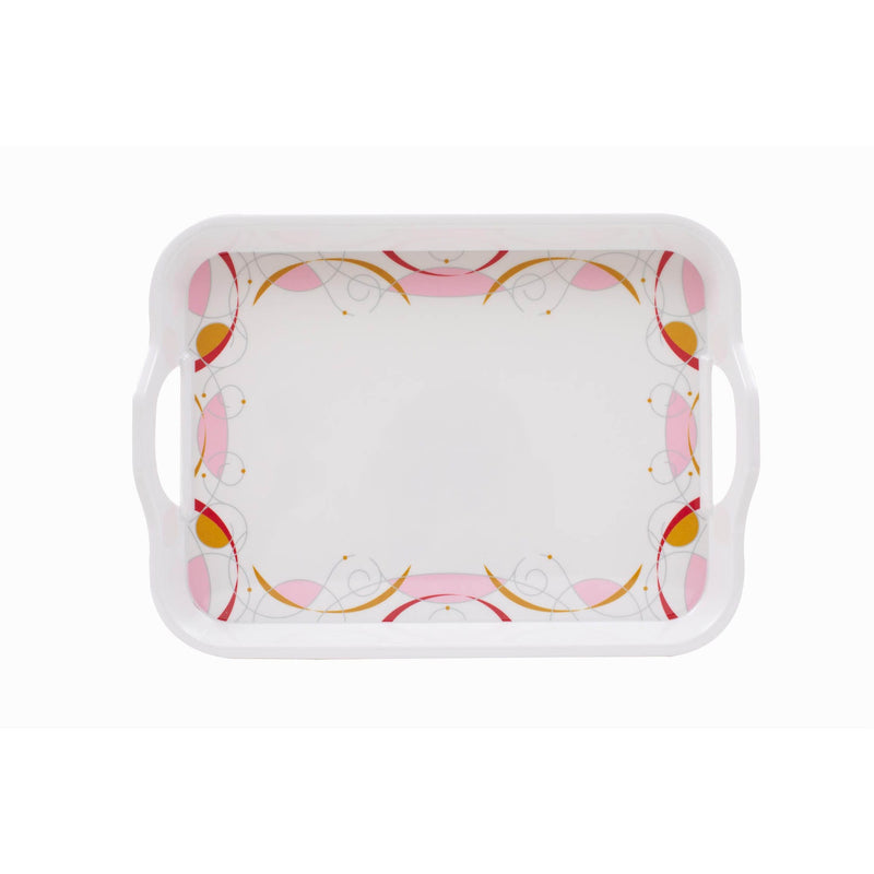 ROYAL MELAMINE MUSICAL MELAMINE LARGE TRAY 50 CM, GRAPHIC COLOR