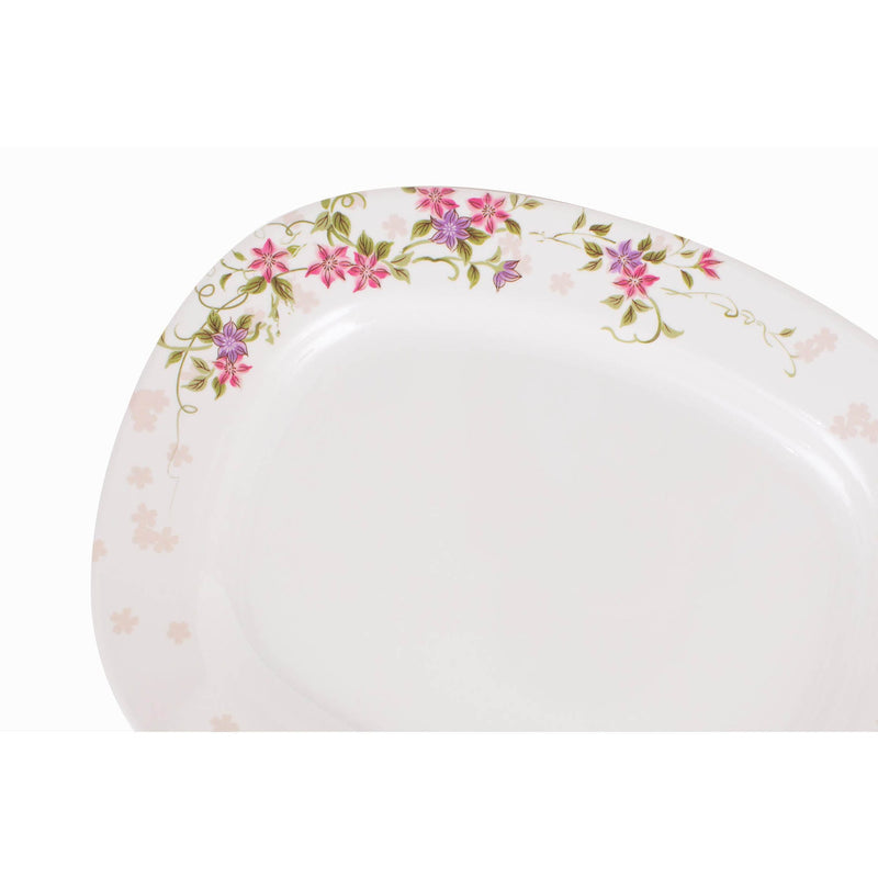 ROYAL MELAMINE AMAL MELAMINE OVAL PLATTER 36 CM, FLORAL COLOR