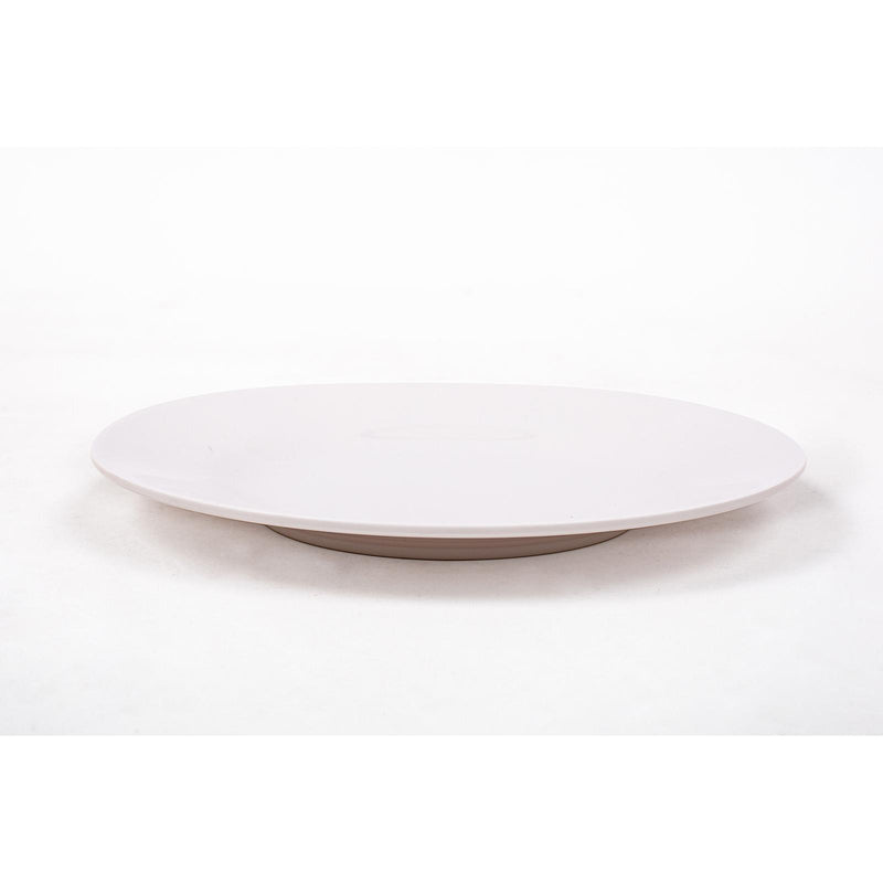 ROYAL MELAMINE WHITE MELAMINE DESSERT PLATE 18 CM, WHITE COLOR