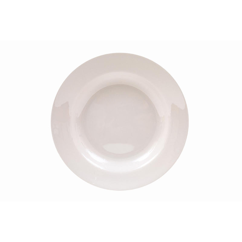 ROYAL MELAMINE WHITE MELAMINE SOUP PLATE 24 CM, WHITE COLOR