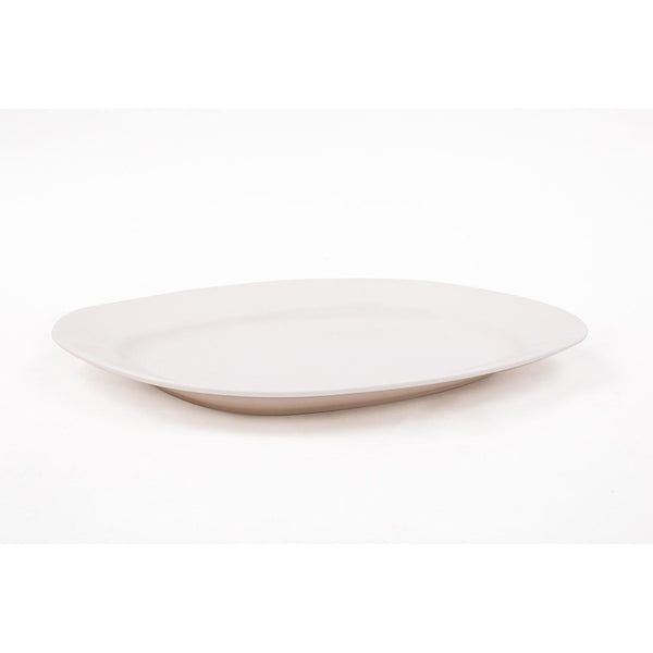 ROYAL MELAMINE WHITE MELAMINE OVAL PLATTER 30 CM, WHITE COLOR