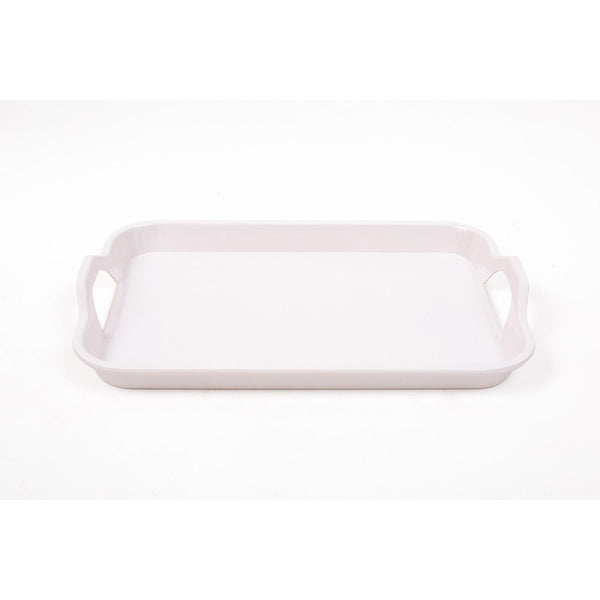 ROYAL MELAMINE WHITE MELAMINE SMALL TRAY 38CM, WHITE COLOR