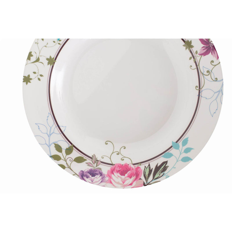 ROYAL MELAMINE BLISS MELAMINE SOUP PLATE 24 CM, FLORAL COLOR