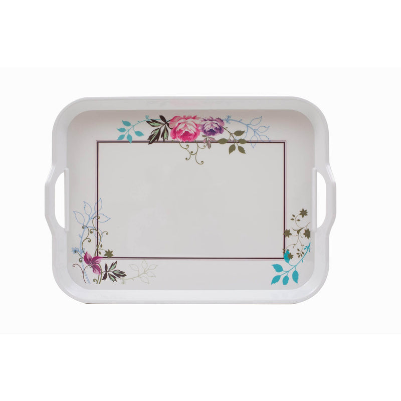 ROYAL MELAMINE BLISS MELAMINE SMALL TRAY 38CM, FLORAL COLOR