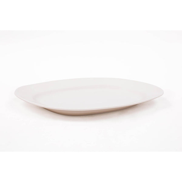 ROYAL MELAMINE WHITE MELAMINE OVAL PLATTER 26 CM, WHITE COLOR