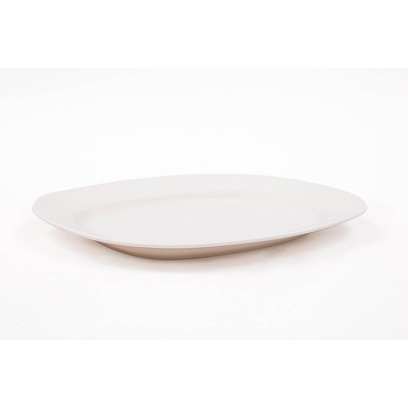 ROYAL MELAMINE WHITE MELAMINE OVAL PLATTER 26 CM, WHITE COLOR