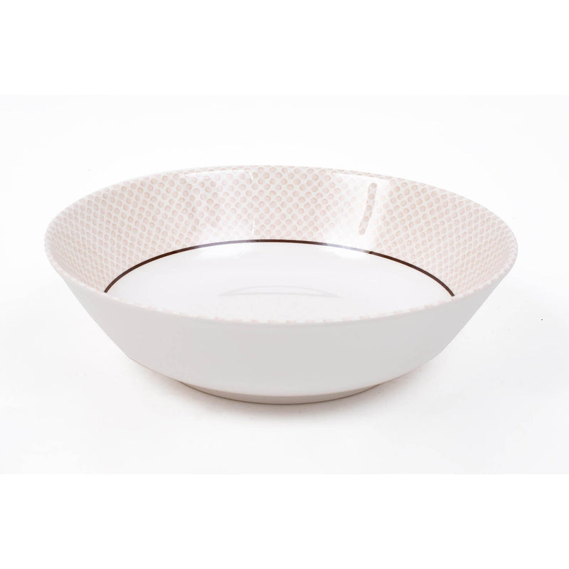 ROYAL MELAMINE MYSTIC GOLD MELAMINE MEDIUM BOWL 22 CM, BEIGE COLOR