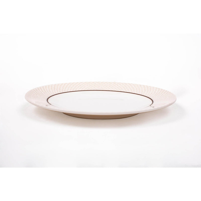 ROYAL MELAMINE MYSTIC GOLD MELAMINE DESSERT PLATE 18 CM, BEIGE COLOR