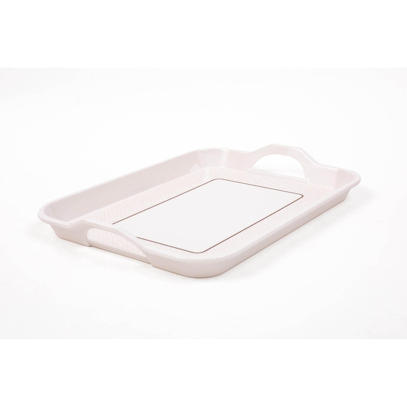 ROYAL MELAMINE MYSTIC GOLD MELAMINE SMALL TRAY 38CM, BEIGE COLOR