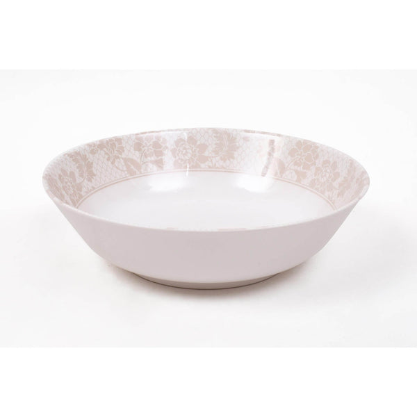 ROYAL MELAMINE GOLDEN LILLY MELAMINE MEDIUM BOWL 22 CM, BEIGE COLOR