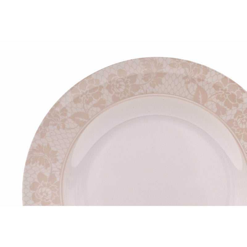 ROYAL MELAMINE GOLDEN LILLY MELAMINE DINNER PLATE 27 CM, BEIGE COLOR