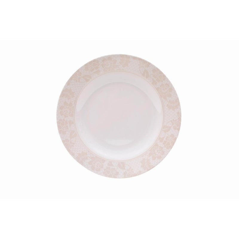 ROYAL MELAMINE GOLDEN LILLY MELAMINE DINNER PLATE 25 CM, BEIGE COLOR