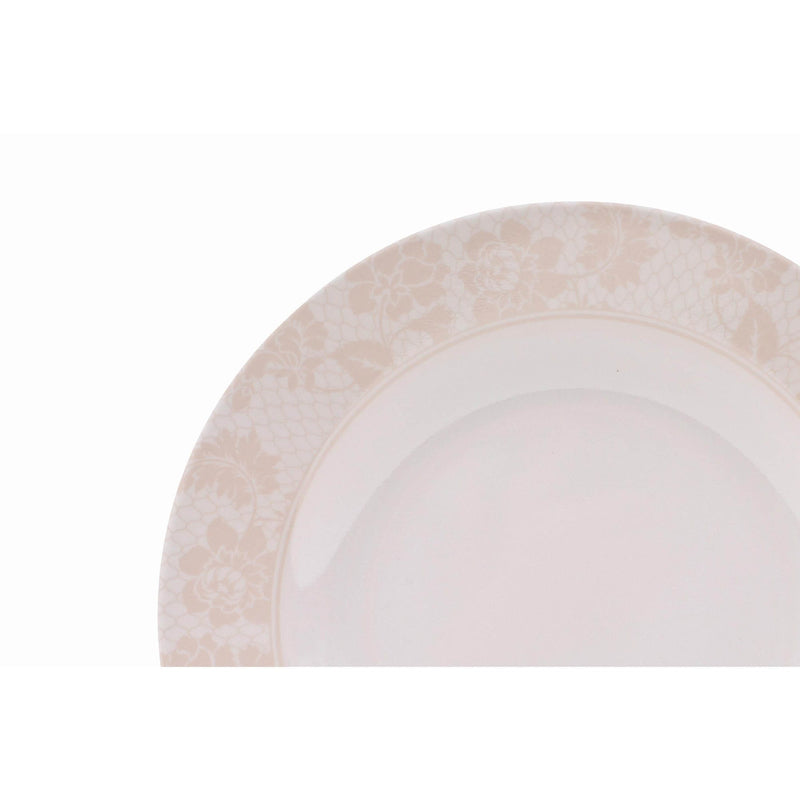 ROYAL MELAMINE GOLDEN LILLY MELAMINE DINNER PLATE 25 CM, BEIGE COLOR