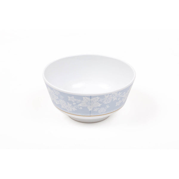 ROYAL MELAMINE PEBBLE FLOWER MELAMINE RICE BOWL 11.50 CM, LIGHT BLUE COLOR