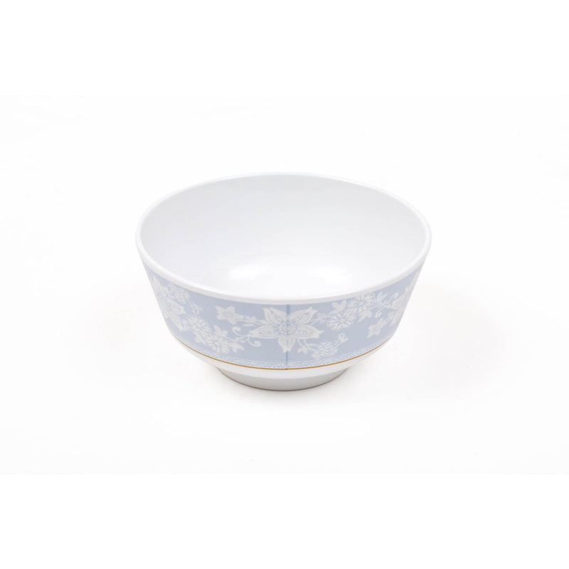 ROYAL MELAMINE PEBBLE FLOWER MELAMINE RICE BOWL 11.50 CM, LIGHT BLUE COLOR