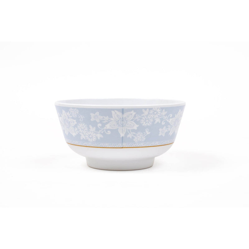 ROYAL MELAMINE PEBBLE FLOWER MELAMINE RICE BOWL 11.50 CM, LIGHT BLUE COLOR