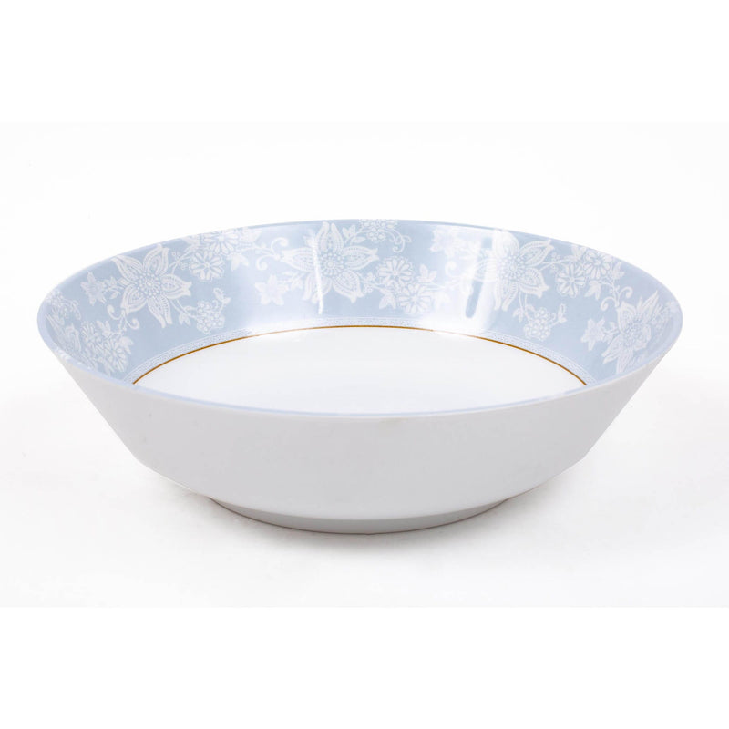 ROYAL MELAMINE PEBBLE FLOWER MELAMINE LARGE SOUP BOWL 26 CM, LIGHT BLUE COLOR