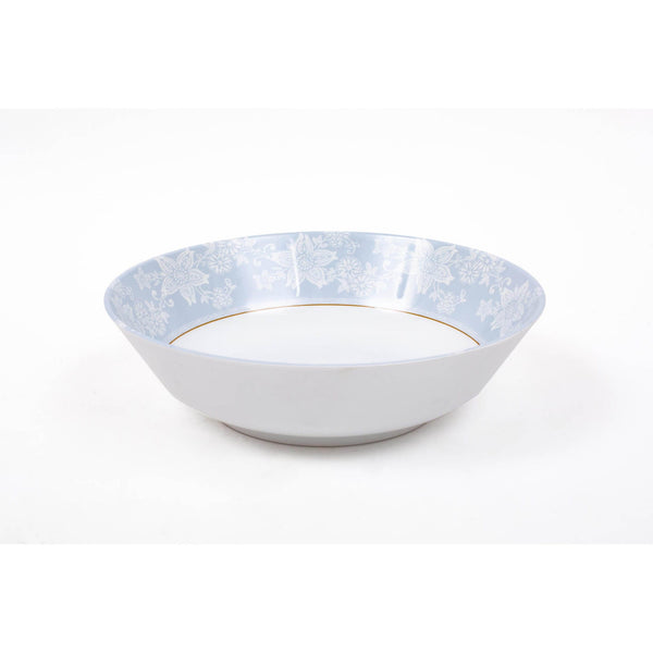 ROYAL MELAMINE PEBBLE FLOWER MELAMINE RICE BOWL 16 CM, LIGHT BLUE COLOR