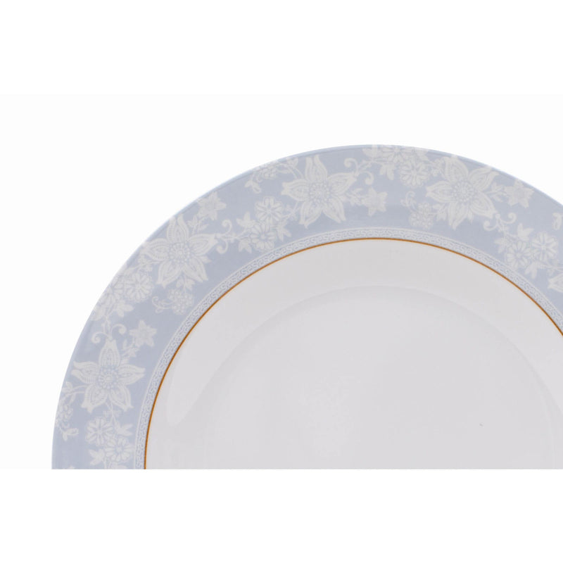 ROYAL MELAMINE PEBBLE FLOWER MELAMINE DINNER PLATE 27 CM, LIGHT BLUE COLOR