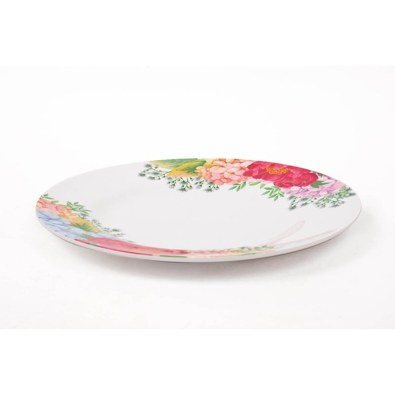 ROYAL MELAMINE PEONY BLOOKING MELAMINE DINNER PLATE 27 CM, FLORAL COLOR