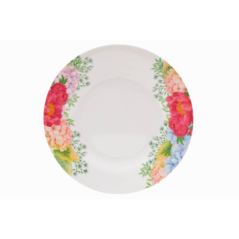 ROYAL MELAMINE PEONY BLOOKING MELAMINE DINNER PLATE 27 CM, FLORAL COLOR