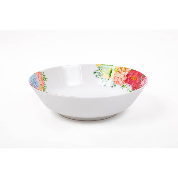 ROYAL MELAMINE PEONY BLOOKING MELAMINE MEDIUM BOWL 20 CM, FLORAL COLOR