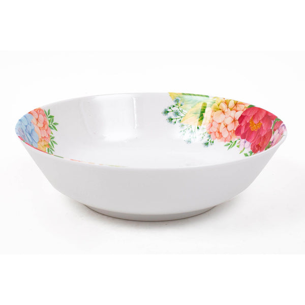 ROYAL MELAMINE PEONY BLOOKING MELAMINE LARGE BOWL 26 CM, FLORAL COLOR