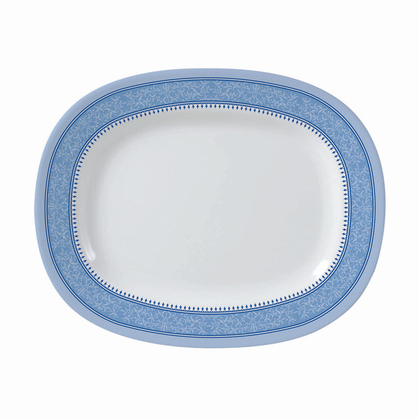 ROYAL MELAMINE DAVIN MELAMINE OVAL PLATTER 36 CM, BLUE COLOR