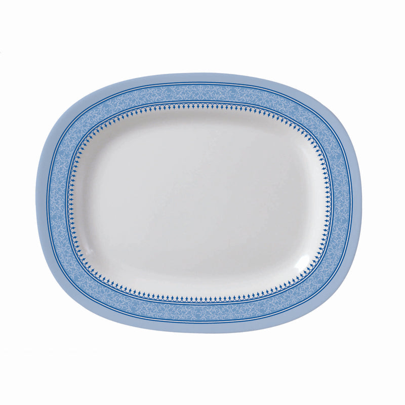 ROYAL MELAMINE DAVIN MELAMINE OVAL PLATTER 30 CM, BLUE COLOR