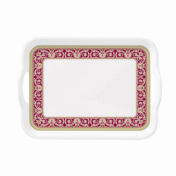 ROYAL MELAMINE EMPRESS MELAMINE SMALL TRAY 38CM, RED COLOR