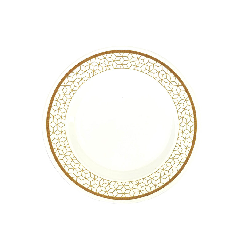 ROYAL MELAMINE ALVIN MELAMINE DINNER PLATE 27 CM, GOLD COLOR